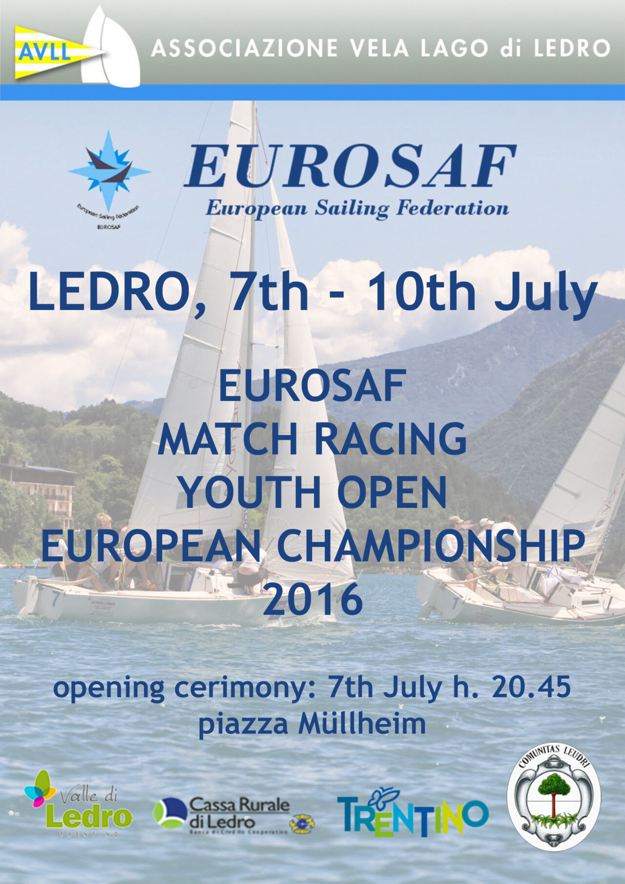 EUROSAF MATCH RACING YOUTH OPEN EUROPEAN CHAMPIONSHIP 2016